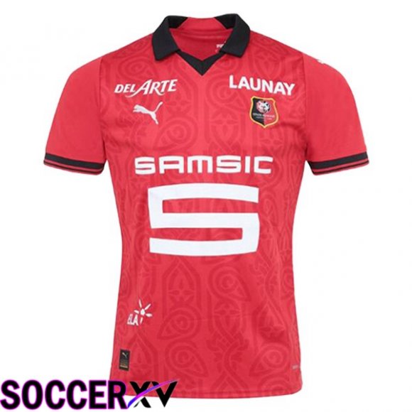 Stade Rennais Soccer Jersey Home Red 2023/2024