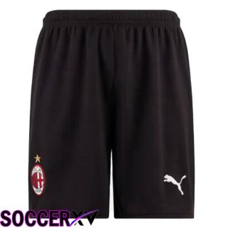 AC Milan Soccer Shorts Home Black 2023/2024