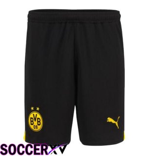 Dortmund BVB Soccer Shorts Home Black 2023/2024