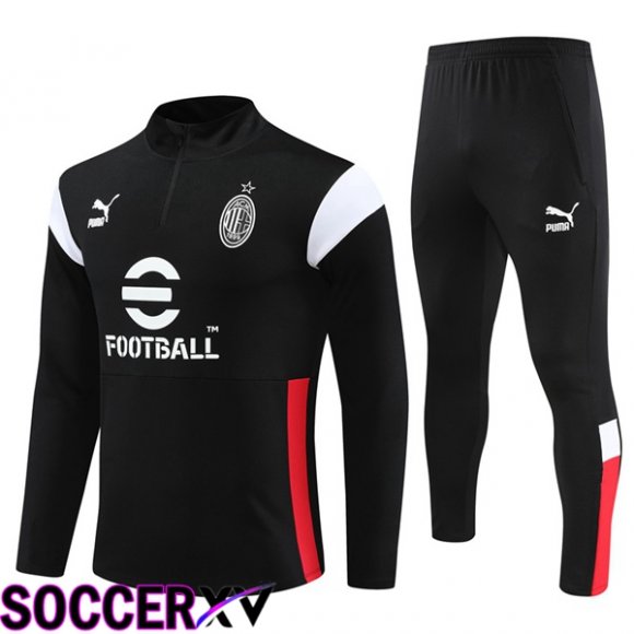 AC Milan Training Tracksuit Suit Black 2023/2024