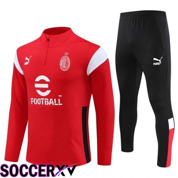 AC Milan Training Tracksuit Suit Red 2023/2024