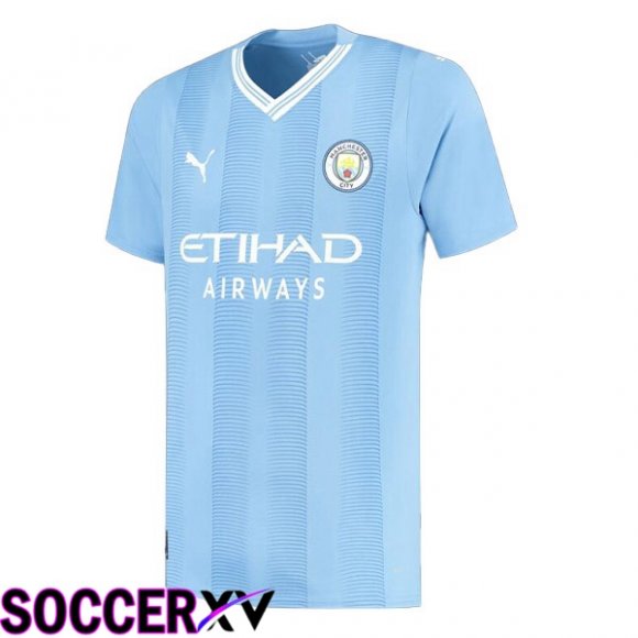 Manchester City Soccer Jersey Home Blue 2023/2024