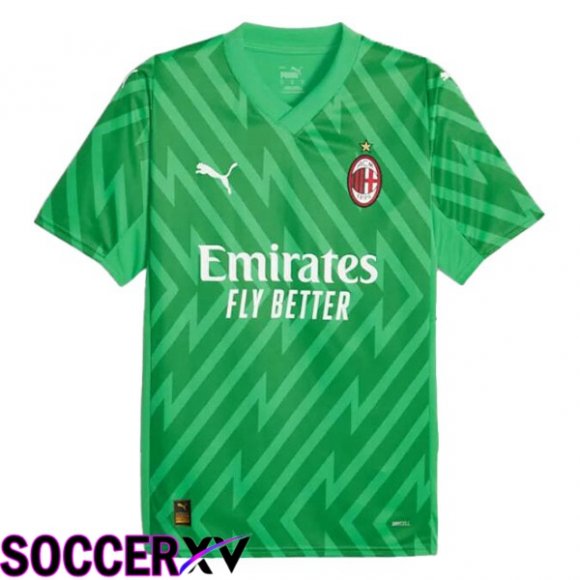 AC Milan Goalkeeper Soccer Jersey Green 2023/2024