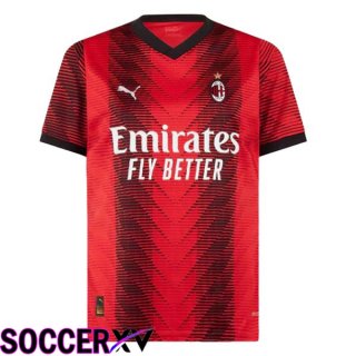 AC Milan Soccer Jersey Home Red 2023/2024