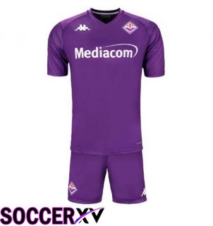 ACF Fiorentina Kids Home Soccer Jersey Purple 2024/2025