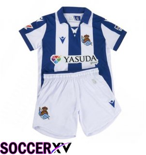 Real Sociedad Kids Home Soccer Jersey Blue 2024/2025