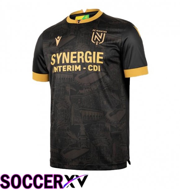 FC Nantes Away Soccer Jersey Black 2024/2025