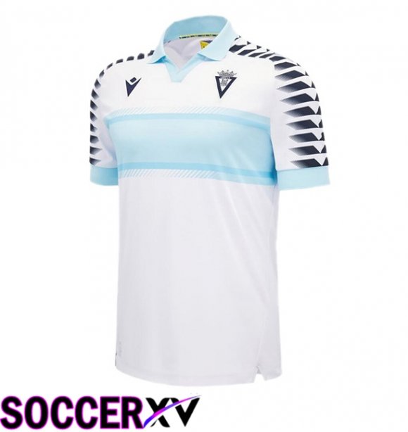 Cadiz CF Away Soccer Jersey White 2024/2025