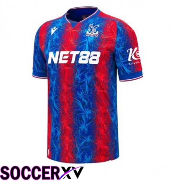 Crystal Palace Home Soccer Jersey Red Blue 2024/2025