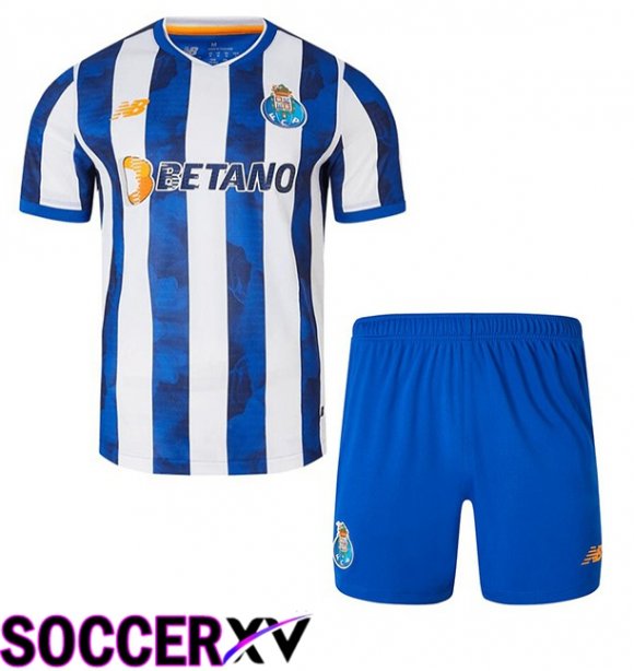 FC Porto Kids Home Soccer Jersey Blue White 2024/2025