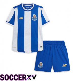 Soccer Jersey FC Porto Kids Home Blue White 2025/2026