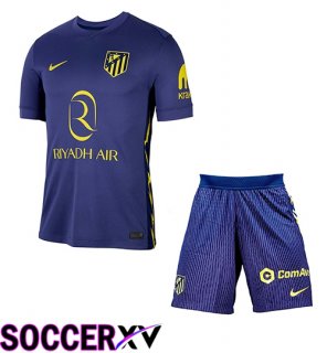 Soccer Jersey Atletico Madrid Kids Away 2025/2026