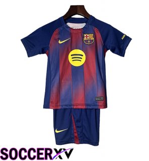 Soccer Jersey Barcelona Kids Home 2025/2026