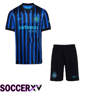 Soccer Jersey Inter Milan Kids Home 2025/2026