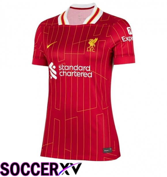 FC Liverpool Women Home New Soccer Jersey 2024/2025