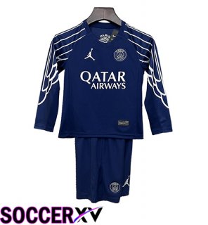 Soccer Jersey PSG Kids Long sleeve Fourth 2024/2025