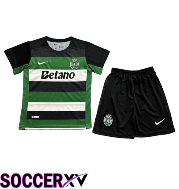 Sporting Kids Home Soccer Jersey 2024/2025