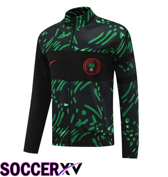 Nigeria Training Jacket Black Green 2024/2025