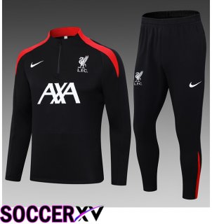 FC Liverpool Kids kit Training Tracksuit Black 2024/2025