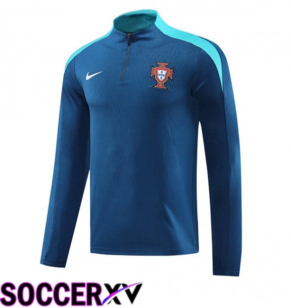 Portugal Training Sweatshirt Blue Royal 2024/2025