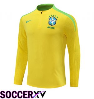 Brazil Training Sweatshirt Yellow 2024/2025