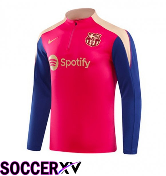 FC Barcelona Training Sweatshirt Pink Blue 2024/2025