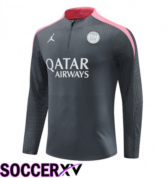 JORDAN Paris PSG Training Sweatshirt Grey 2024/2025