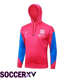 FC Barcelona Training Sweatshirt Hoodie Red 2024/2025