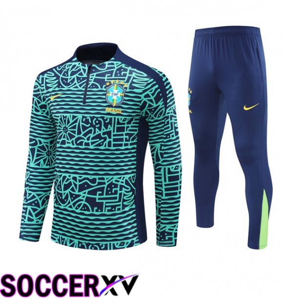 Brazil kit Training Tracksuit Green 2024/2025