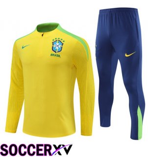 Brazil kit Training Tracksuit Yellow 2024/2025