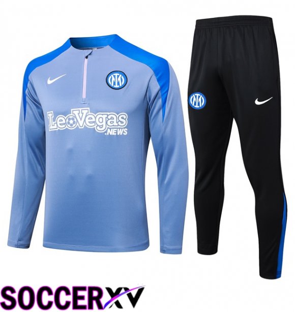 Inter Milan kit Training Tracksuit Blue 2024/2025