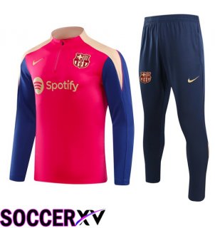 FC Barcelona kit Training Tracksuit Pink Blue 2024/2025