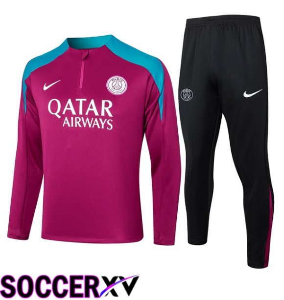 Paris PSG kit Training Tracksuit Purple 2024/2025