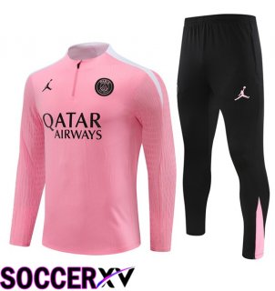 JORDAN Paris PSG kit Training Tracksuit Pink 2024/2025