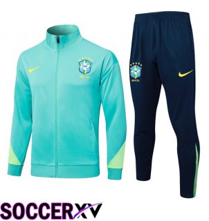 Brazil Training Jacket Suit Green 2024/2025