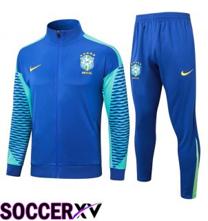 Brazil Training Jacket Suit Blue 2024/2025