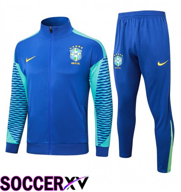 Brazil Training Jacket Suit Blue 2024/2025