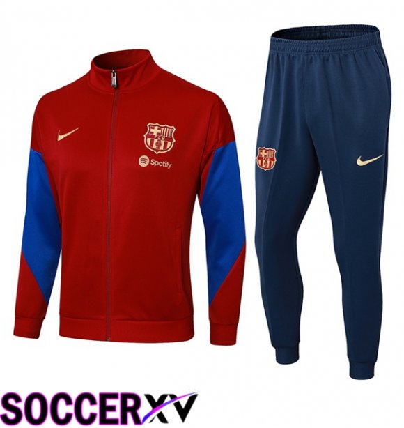 FC Barcelona Training Jacket Suit Red 2024/2025