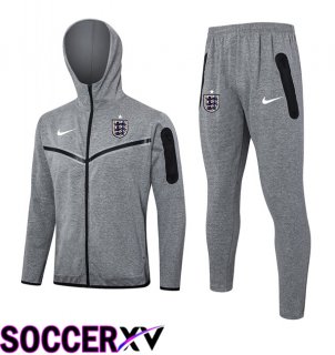 England Training Sweatshirt Hoodie Grey 2024/2025