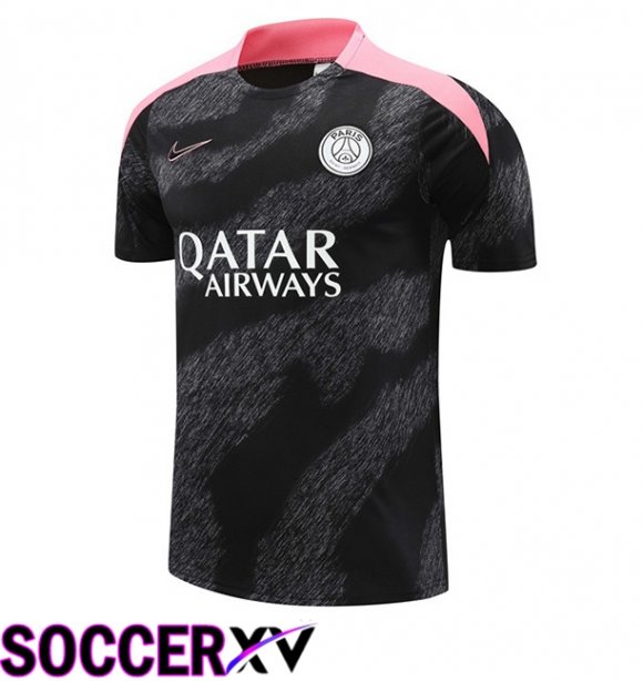 Paris PSG Training T Shirt Black 2024/2025