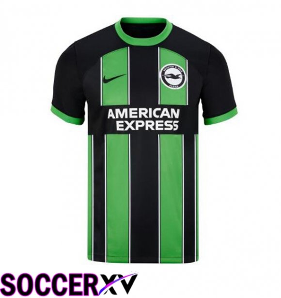 FC Brighton Third Soccer Jersey Green Black 2024/2025