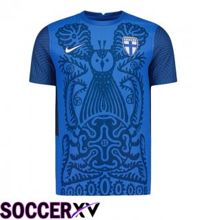 Soccer Jersey Finland Away Blue 2025/2026