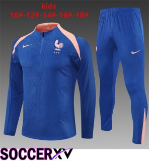 kit Training Tracksuit France Kids Blue 2025/2026