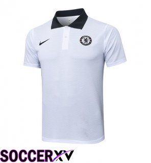 Soccer Polo FC Chelsea White 2025/2026
