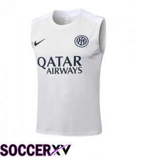 Gilet Soccer Inter Milan White 2025/2026