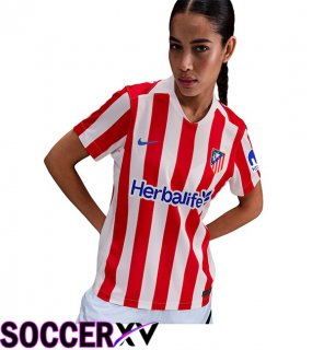 Soccer Jersey Atletico Madrid Women Home Red 2025/2026