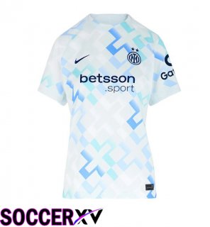 Soccer Jersey Inter Milan Women Away White Blue 2025/2026