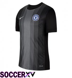 Soccer Jersey FC Chelsea Goalkeeper Black 2025/2026
