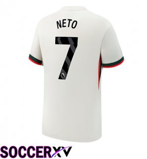 Soccer Jersey FC Chelsea (Neto 7) Away White 2025/2026