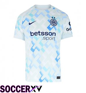 Soccer Jersey Inter Milan Away White Blue 2025/2026